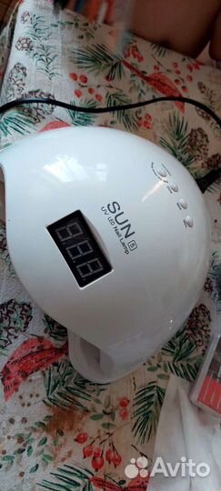 Лампа для маникюра sun также машинка для маникюра