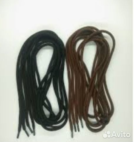 Шнурки для обуви тонкие круглые