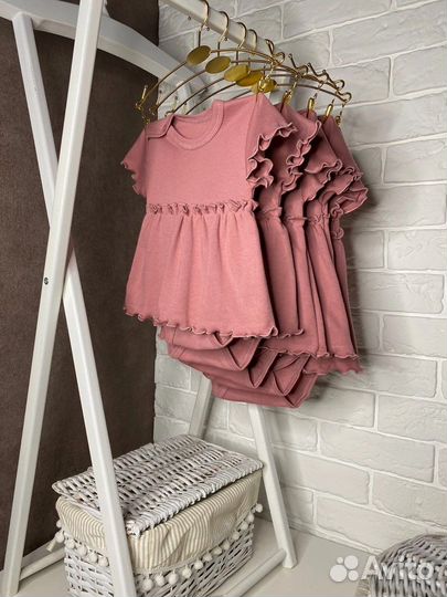 Боди-платье р-р 62,68,74,80,86