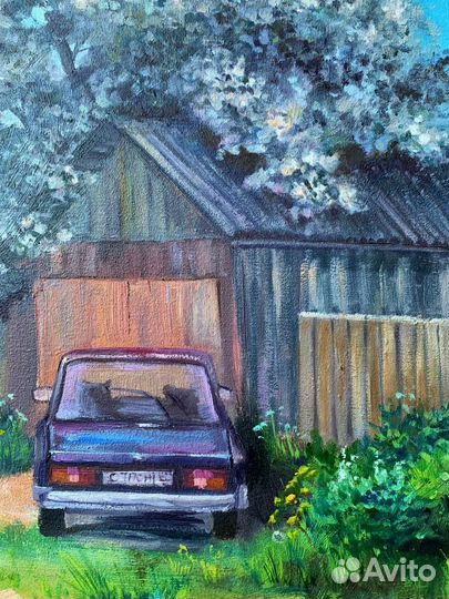 Картина маслом на холсте 