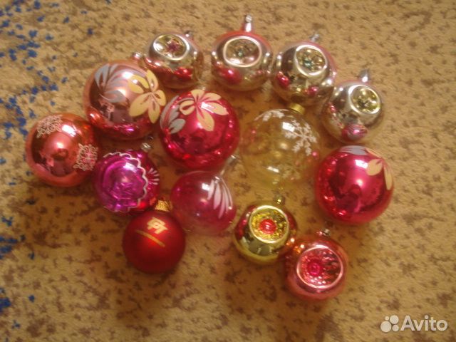 Ёлочные украшения 14шт. и др. СССР (см. описание)
