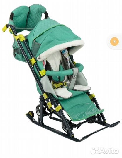 Детские санки коляска ника 7 3