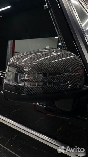 Карбновый корпус зеркала Mercedes G-class w463