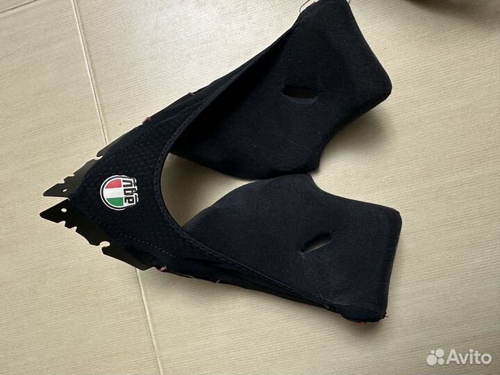 AGV pista GP R pods, внутренности щеки