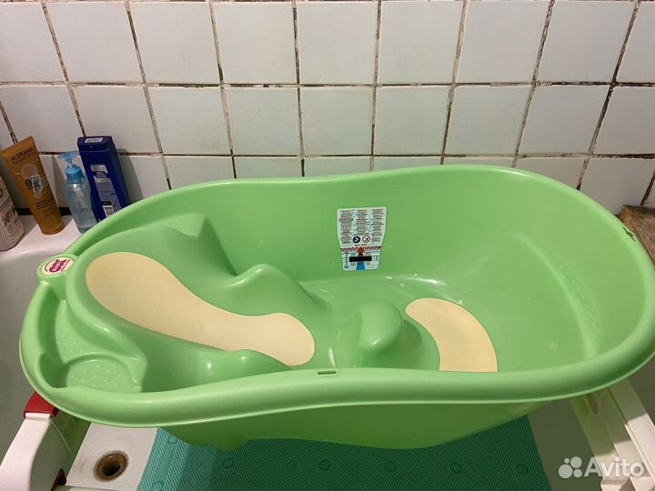 Ванночка для купания с подставкой ok baby