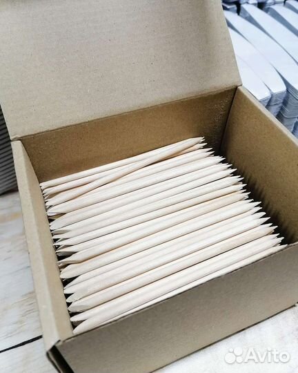 Апельсиновые палочки для маникюра