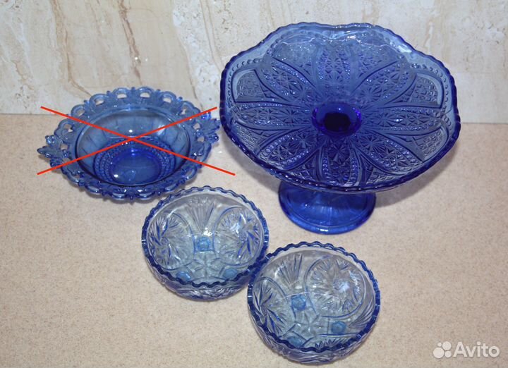 Синяя посуда СССР