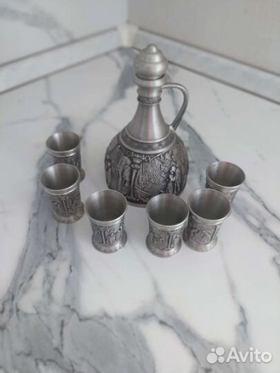 Графин с рюмками для водки sks zinn