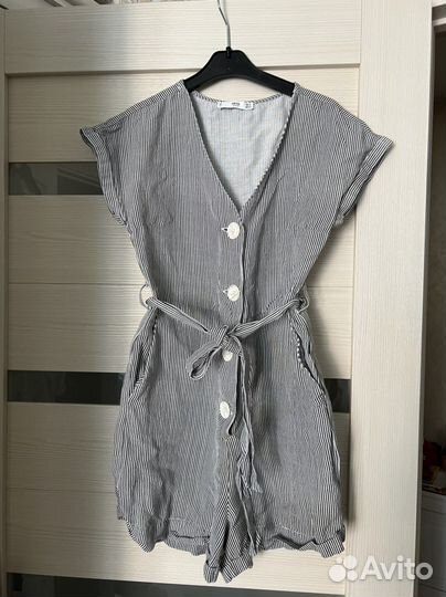 Комбинезон льняной mango