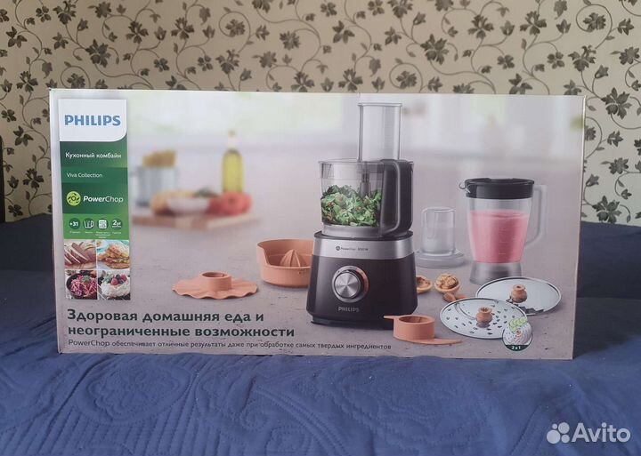 Новый Кухонный комбайн Philips HR7530/10