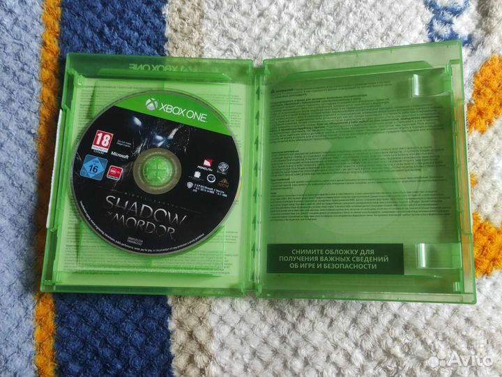 Диск тени Мордора Xbox