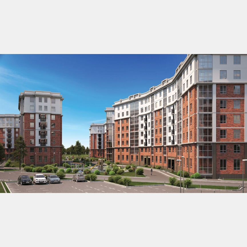 2-к. квартира, 51,5 м², 1/8 эт.