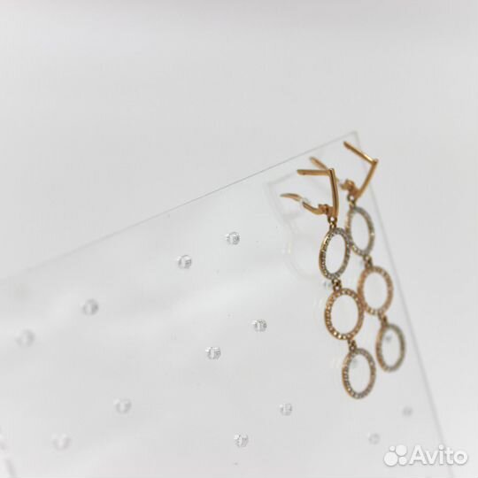 Подставка под серьги, 120*190*60мм, прозрачный