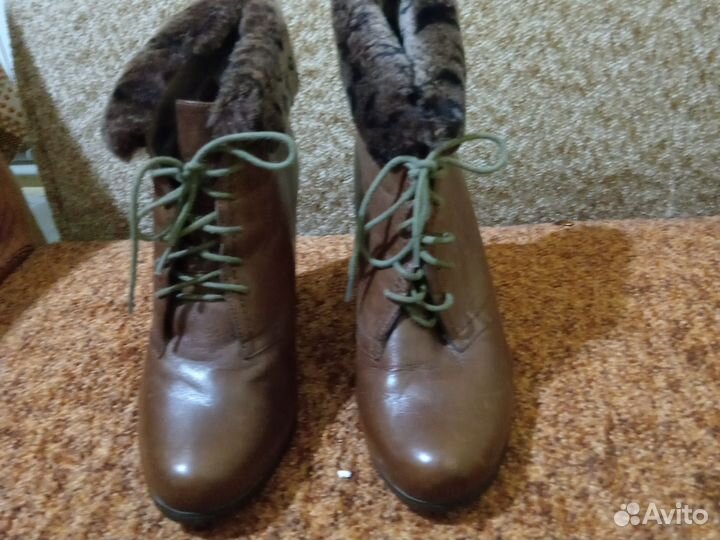 Ботильоны натуральная кожа