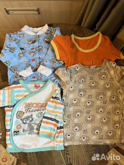 Пакет детских вещей 68 74