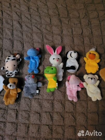 Игрушки мягкие,пальчиковые куклы