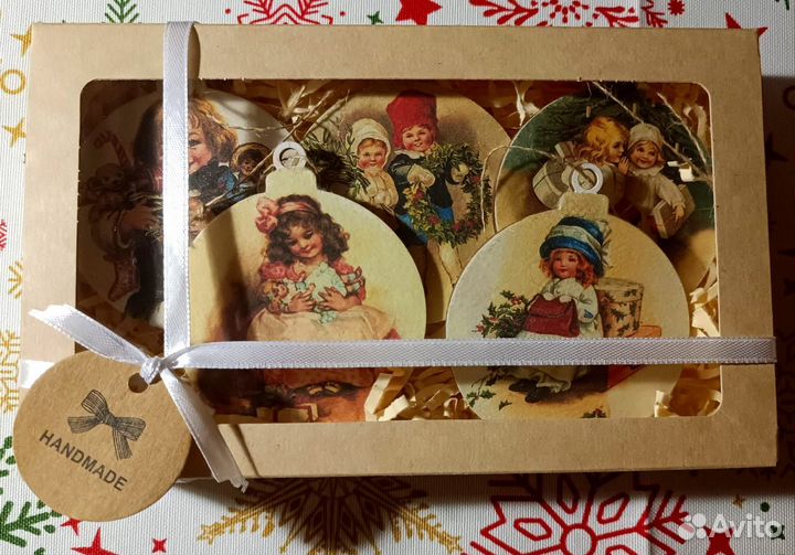 Елочные игрушки ручной работы
