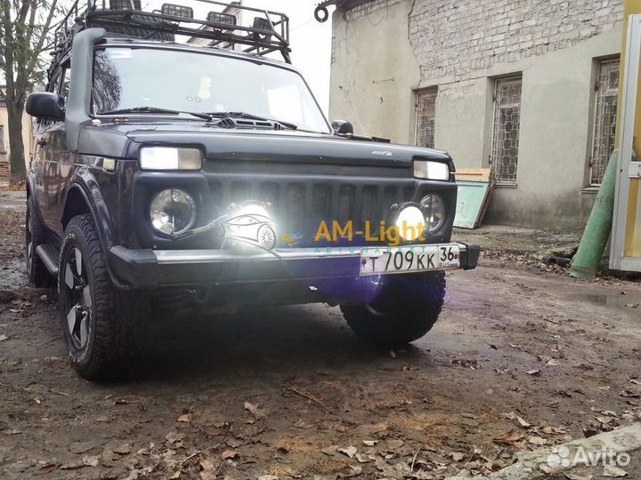 Танковая фара ближнего света фг-127 с сму