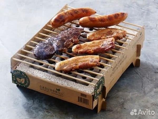 Одноразовый мангал с углем CasusGrill