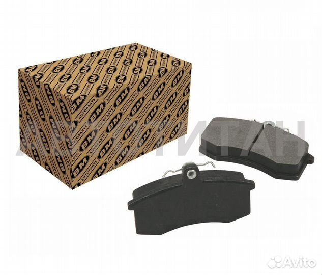 Колодки тормозные дисковые перед, прав, лев ваз 21