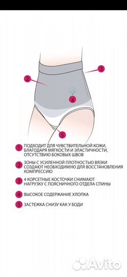 Бандаж трусы послеродовой новый