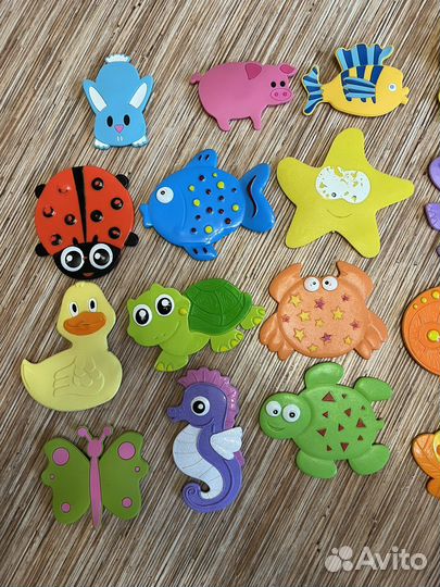 Игрушки для ванной на присосках