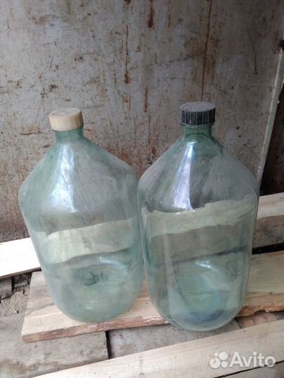 Бутылка стеклянная 20 литров