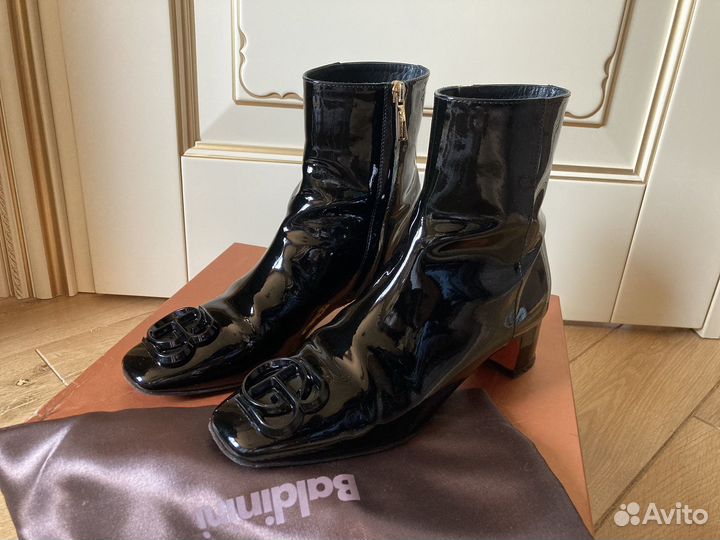 Baldinini ботильоны лаковые Оригинал