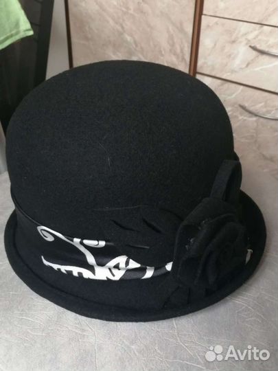 Шляпа фетровая женская