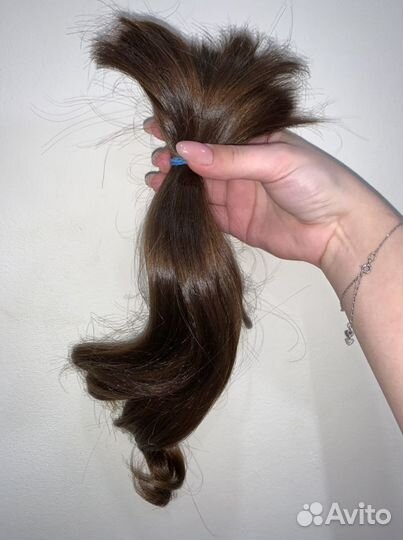 Волосы натуральные срез