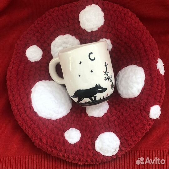 Керамическая кружка ручной работы