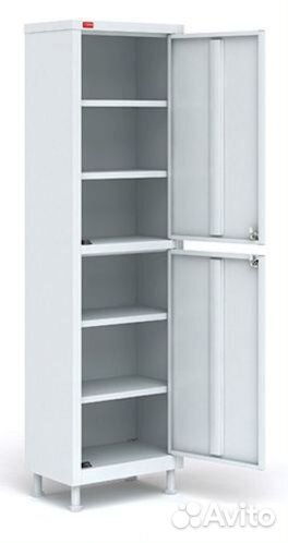 Шкаф белый металлический