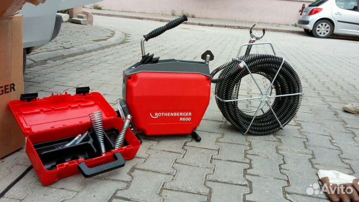 Прочистка канализационной трубы