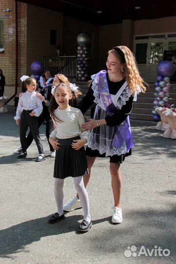 Школьный фартук и платье