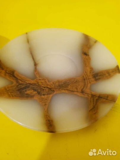 Чашка с блюдцем оникс