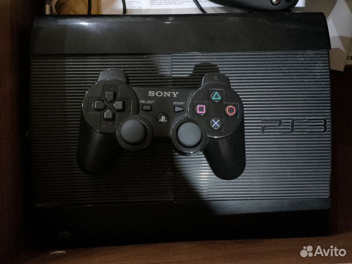 Ps3 super slim 500gb, прошитая, с играми