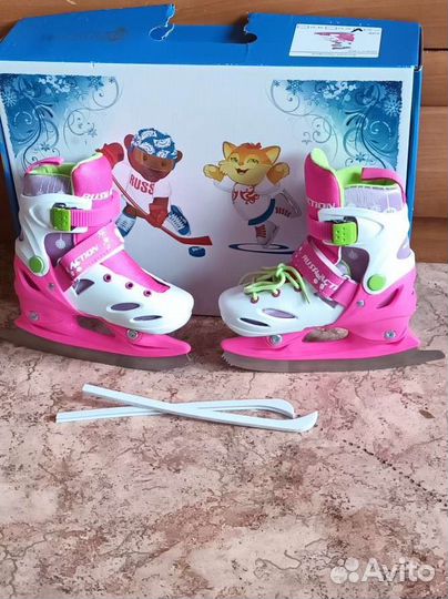 Коньки раздвижные новые