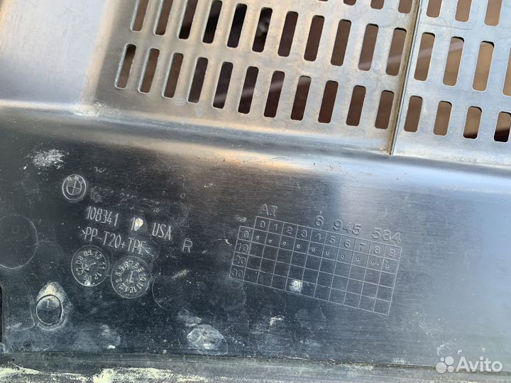 Жабо переднее BMW X5 E70 X6 E71