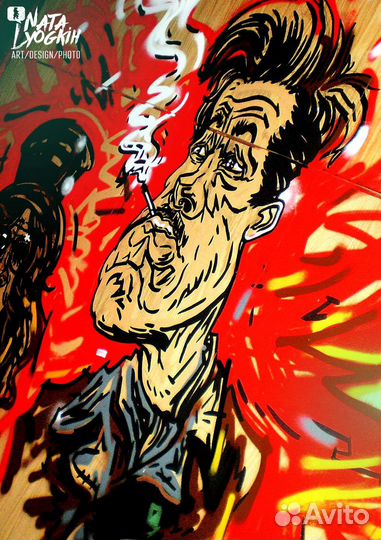 Роспись интерьера, граффити