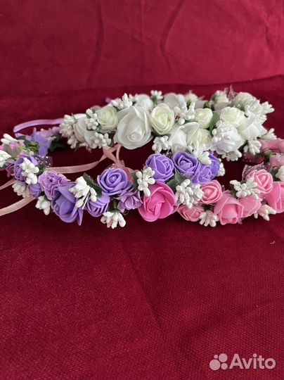 Ободок венок ручная работа