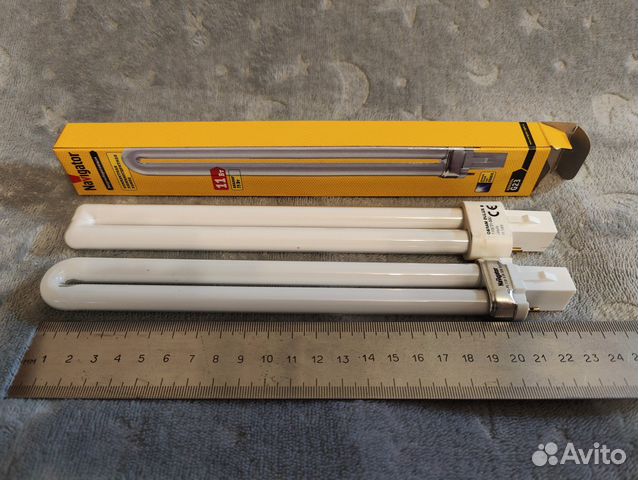 2 лампы G23 11W