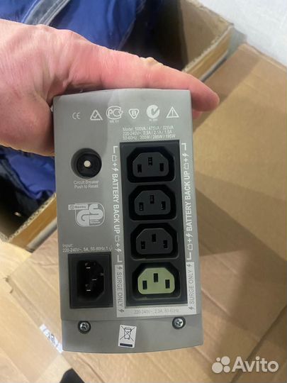 Ибп APC Back-UPS CS 500VA