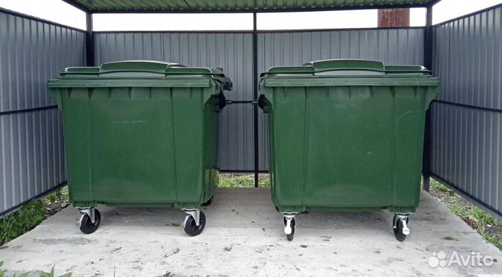 Пластиковый контейнер 1100л. Арт. 7560