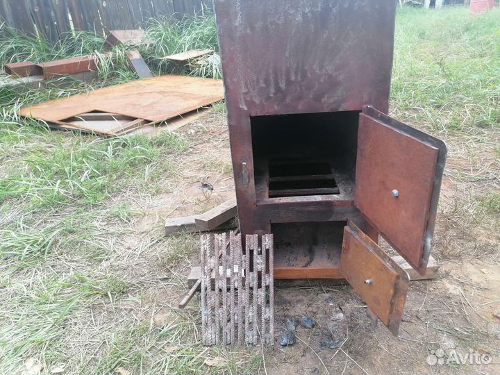 Печь дровяная отопительная