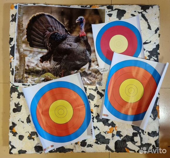 Блок стрелоулавливатель с мишенями