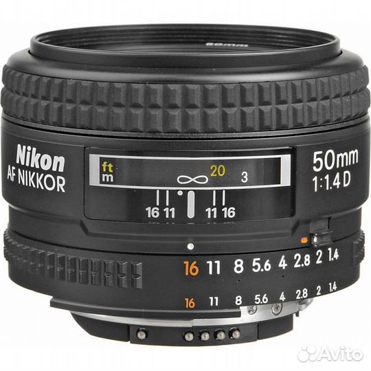 Объектив Nikon Nikkor AF 50mm 1:1,4D made in Japan