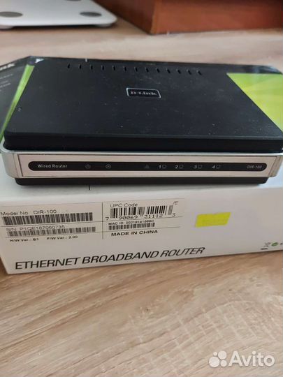 Роутер D-Link dir-100 (без wi-fi)