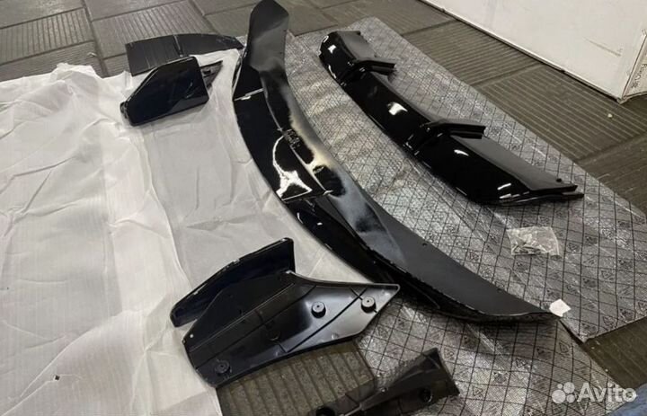 Обвес BMW F15 performance, сплиттер диффузор