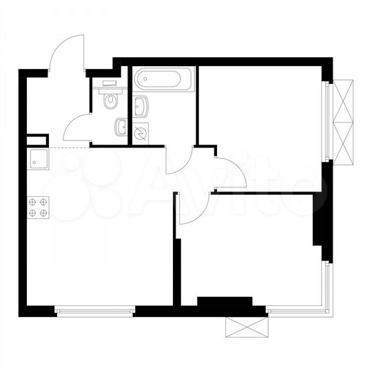 2-к. квартира, 48,7 м², 14/24 эт.