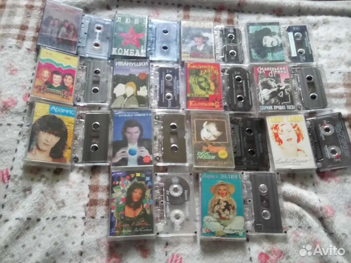 Аудиокассеты лотами и поштучно